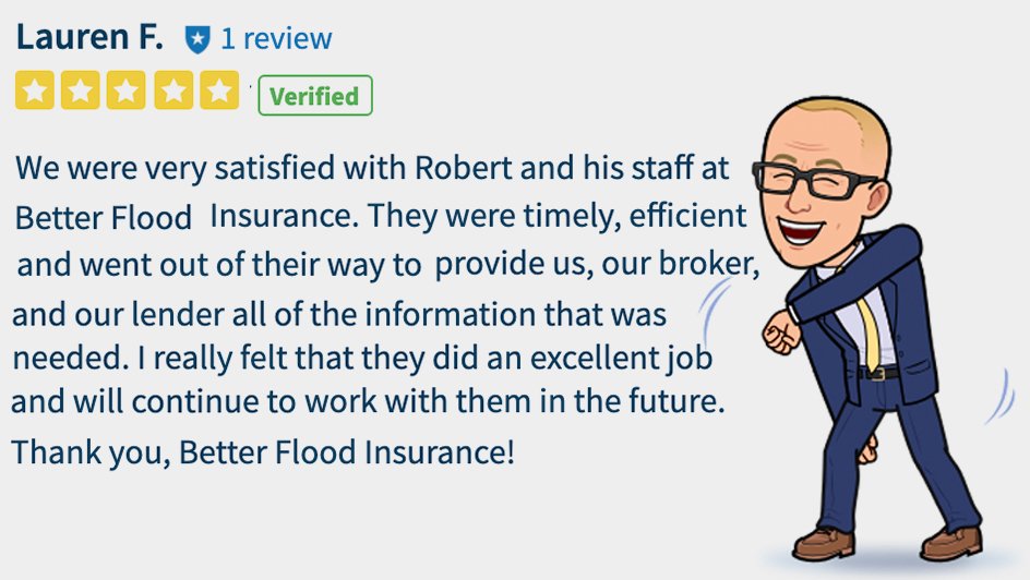 Satisfied Customer of better flood insurance