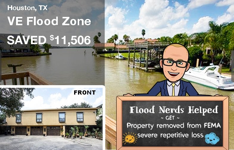 Texas flood insurance zone VE;