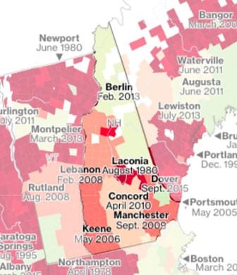 New Hampshire flood maps