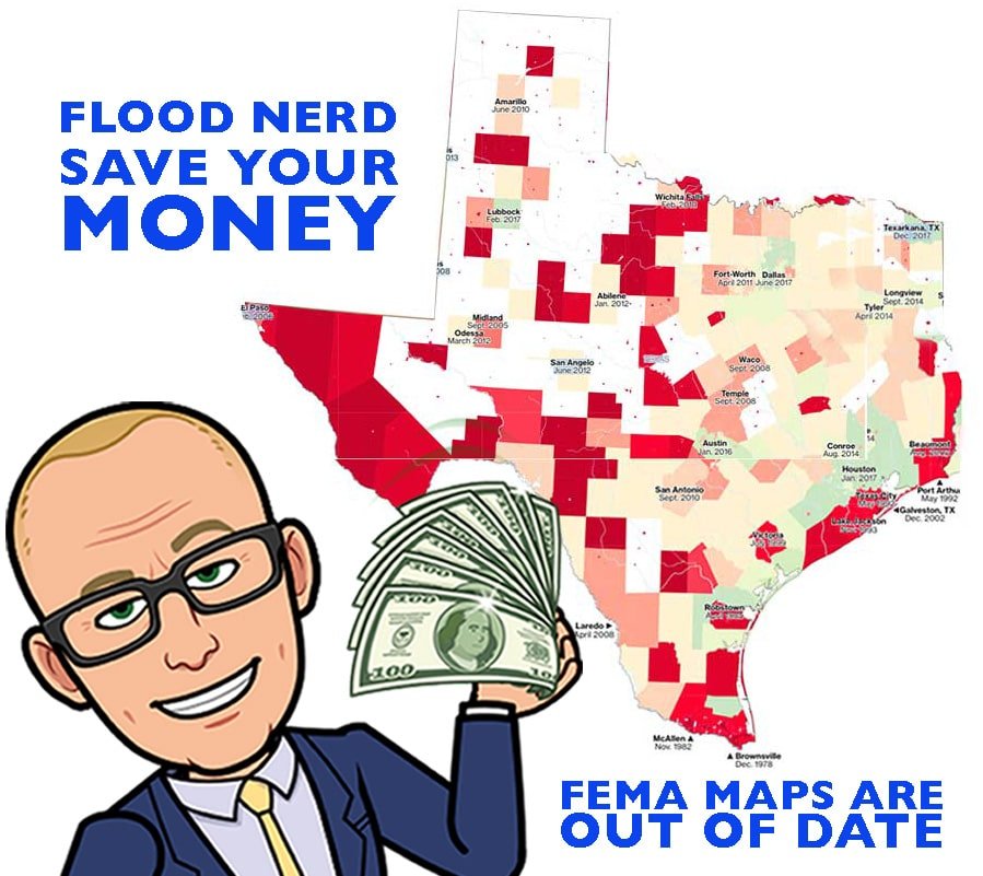 texas flooding map, flood insurance texas